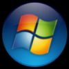 Microsoft Logo Flash Clock